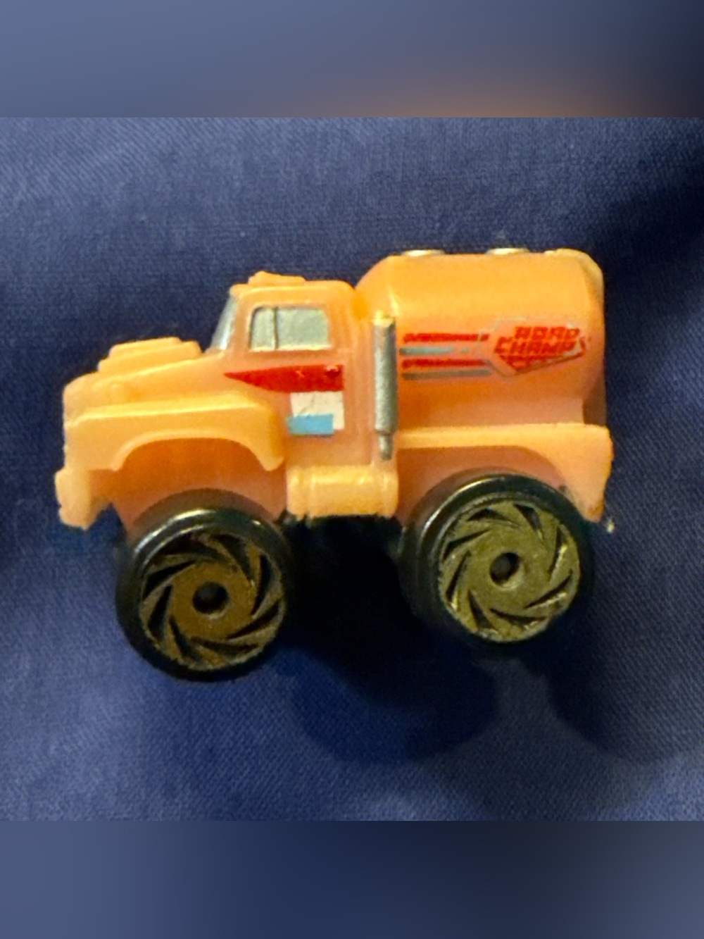 Vintage 1987 Road Champs / Micro Machines Bright Pink Monster Tanker Truck
